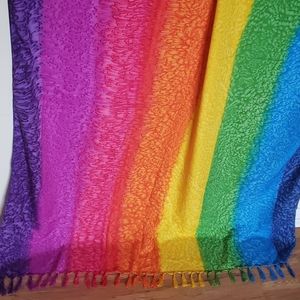 Rainbow scarf